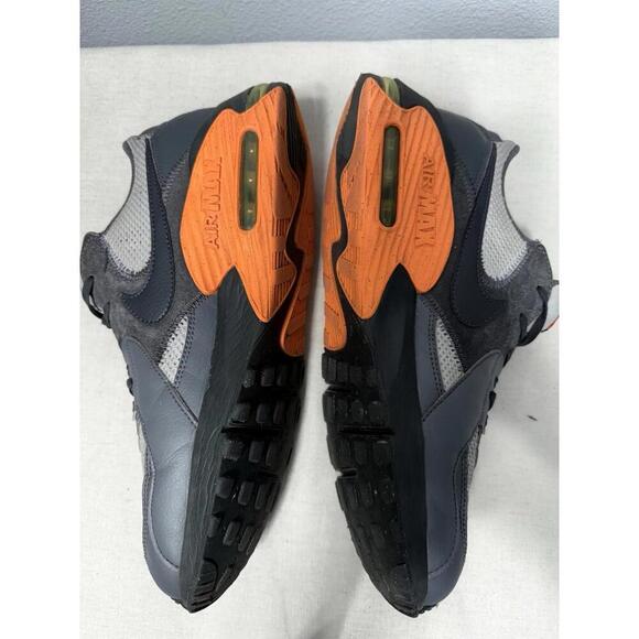 Nike AIR MAX EXCEE Mens Size 11 Grey/Orange Sneakers‎ Shoes - Picture 7 of 9